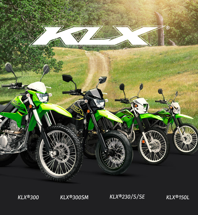 KLX FAMILY: KLX110R KLX140R KLX230R KLX300R KLX300SM KLX300 KLX250 KLX230 SMALL IMAGE